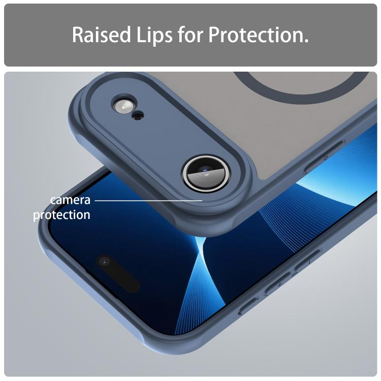 For iPhone  Air Fan Dun Series TPU Hybrid PC Frosted Magsafe Phone Case