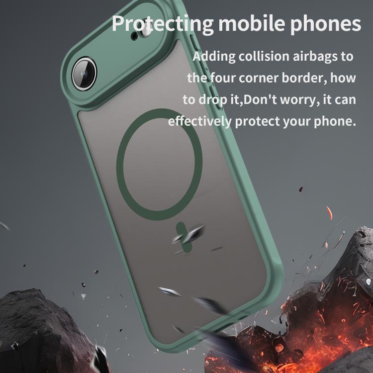 For iPhone  Air Fan Dun Series TPU Hybrid PC Frosted Magsafe Phone Case
