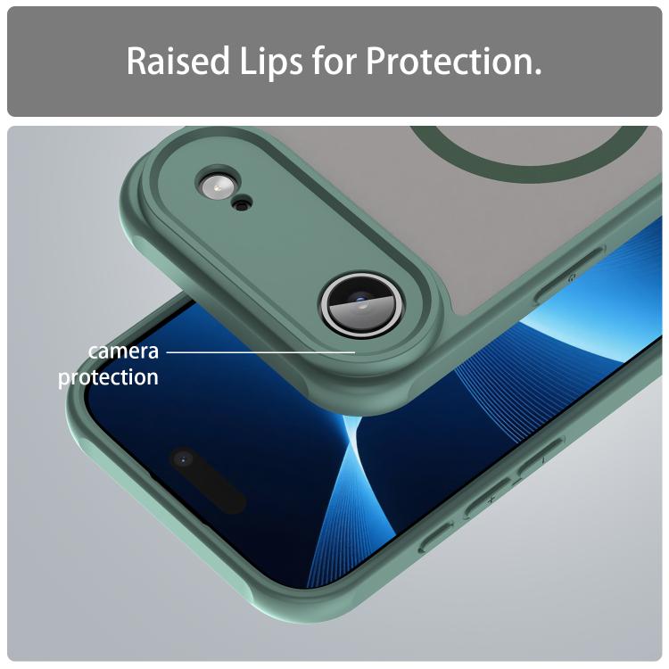 For iPhone  Air Fan Dun Series TPU Hybrid PC Frosted Magsafe Phone Case
