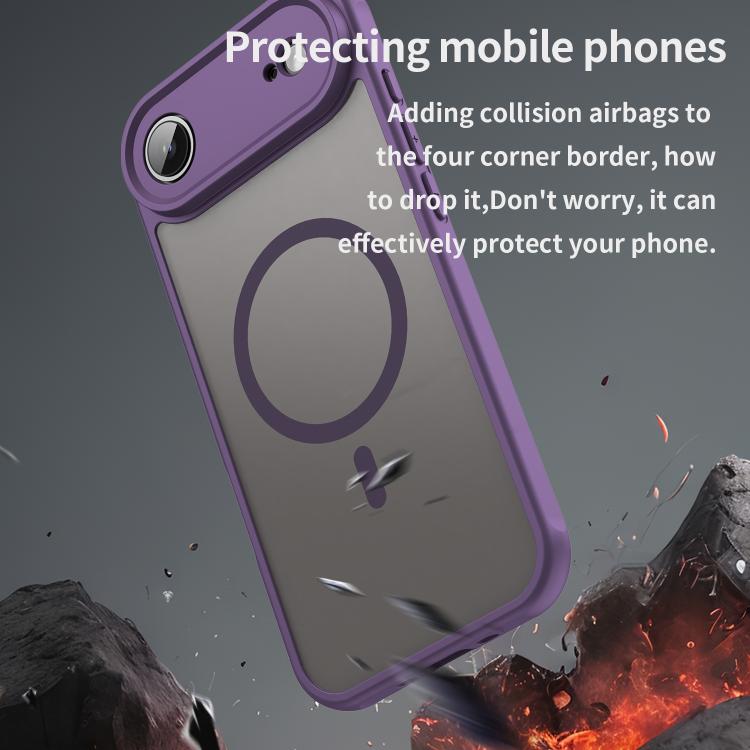 For iPhone  Air Fan Dun Series TPU Hybrid PC Frosted Magsafe Phone Case