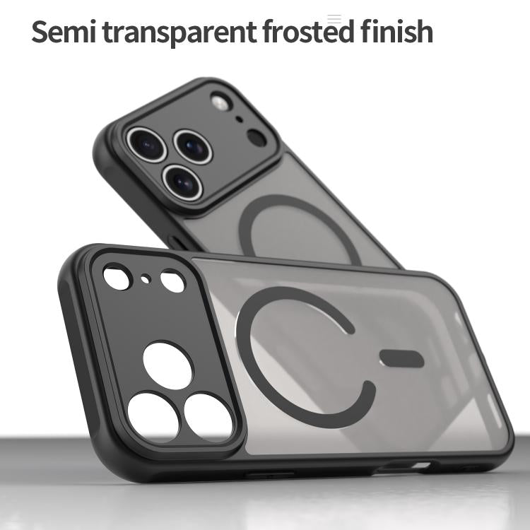 For iPhone 17 Pro Max Fan Dun Series TPU Hybrid PC Frosted Magsafe Phone Case
