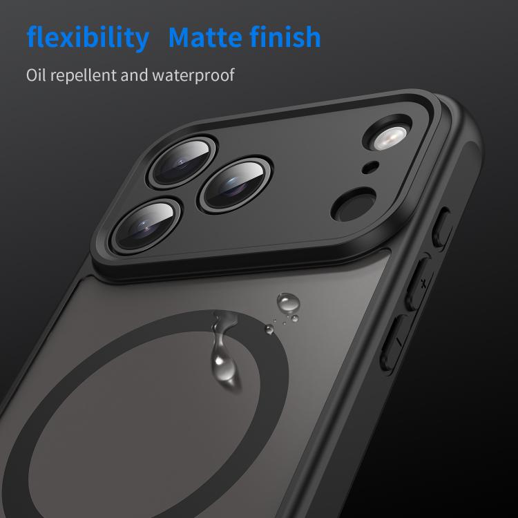For iPhone 17 Pro Max Fan Dun Series TPU Hybrid PC Frosted Magsafe Phone Case