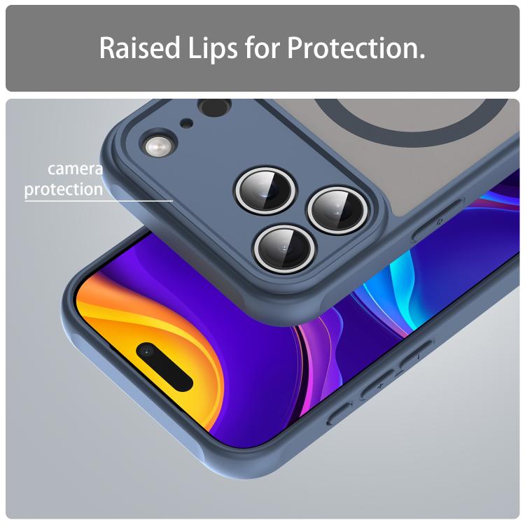 For iPhone 17 Pro Max Fan Dun Series TPU Hybrid PC Frosted Magsafe Phone Case