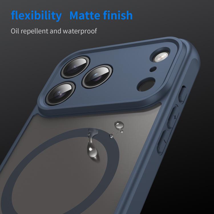 For iPhone 17 Pro Max Fan Dun Series TPU Hybrid PC Frosted Magsafe Phone Case