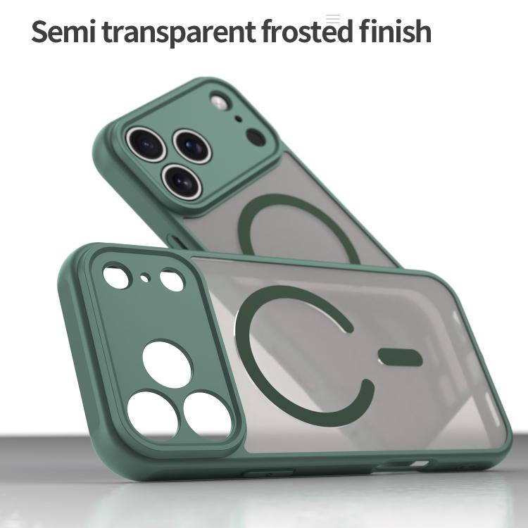 For iPhone 17 Pro Max Fan Dun Series TPU Hybrid PC Frosted Magsafe Phone Case