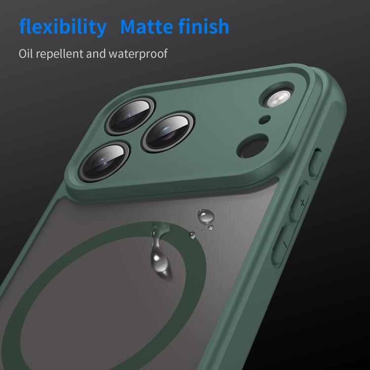 For iPhone 17 Pro Max Fan Dun Series TPU Hybrid PC Frosted Magsafe Phone Case