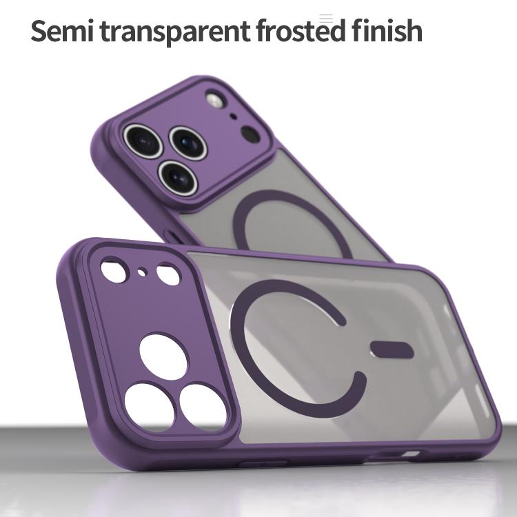 For iPhone 17 Pro Max Fan Dun Series TPU Hybrid PC Frosted Magsafe Phone Case
