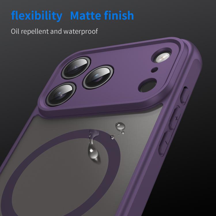 For iPhone 17 Pro Max Fan Dun Series TPU Hybrid PC Frosted Magsafe Phone Case