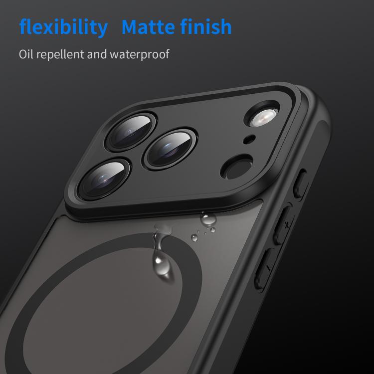 For iPhone 17 Pro Fan Dun Series TPU Hybrid PC Frosted Magsafe Phone Case
