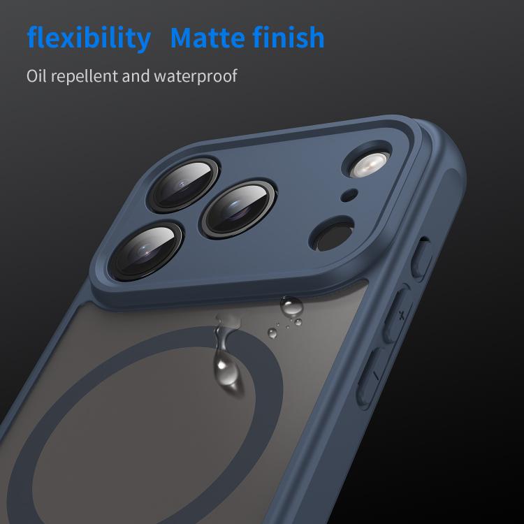 For iPhone 17 Pro Fan Dun Series TPU Hybrid PC Frosted Magsafe Phone Case