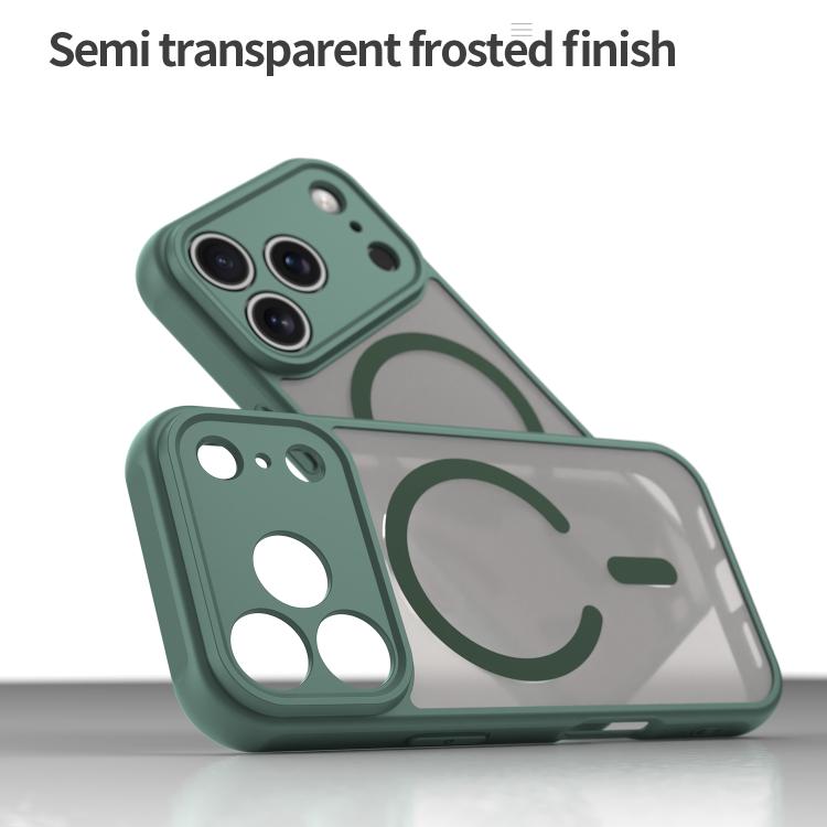 For iPhone 17 Pro Fan Dun Series TPU Hybrid PC Frosted Magsafe Phone Case