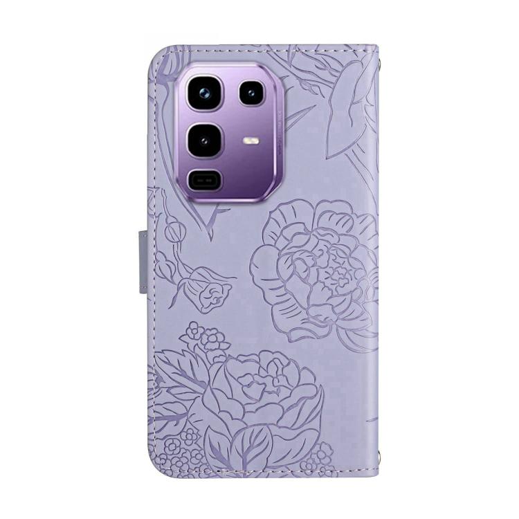 For Infinix Note 50x 5G Skin Feel Butterfly Embossed Flip Leather Phone Case