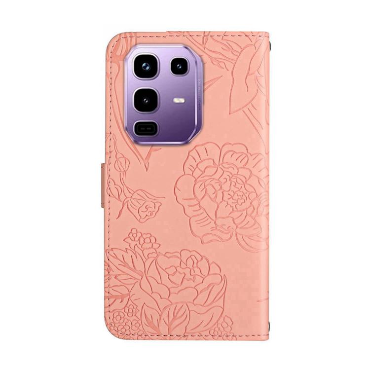 For Infinix Note 50x 5G Skin Feel Butterfly Embossed Flip Leather Phone Case