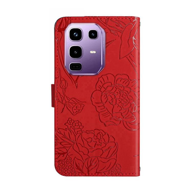 For Infinix Note 50x 5G Skin Feel Butterfly Embossed Flip Leather Phone Case