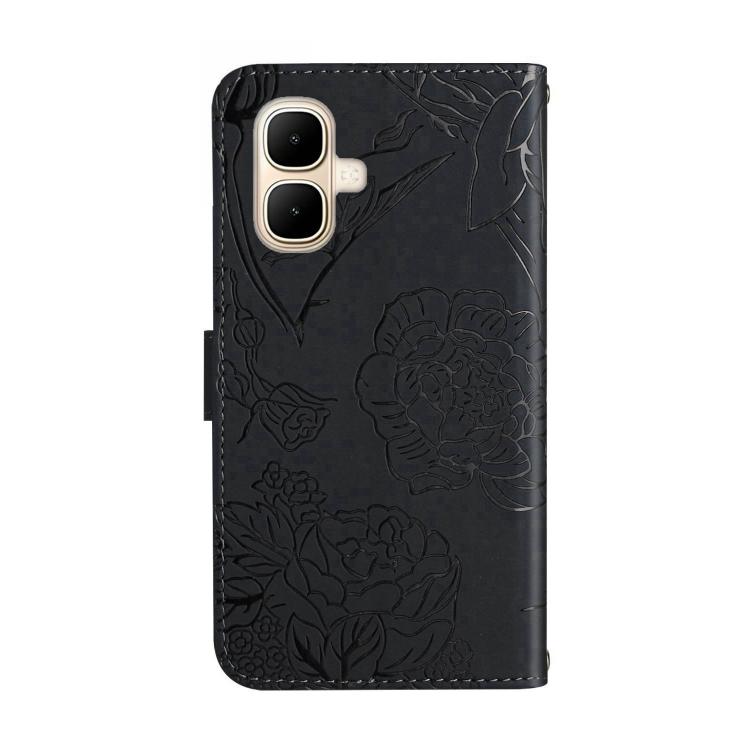 For Infinix Smart 10 4G / Tecno Pop 10 Skin Feel Butterfly Embossed Flip Leather Phone Case