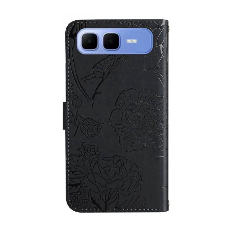 For Infinix Smart 10 Plus 4G Skin Feel Butterfly Embossed Flip Leather Phone Case