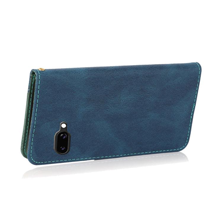 For Google Pixel 9a Dual-color Stitching Leather Phone Case