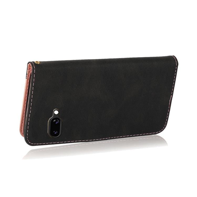 For Google Pixel 9a Dual-color Stitching Leather Phone Case