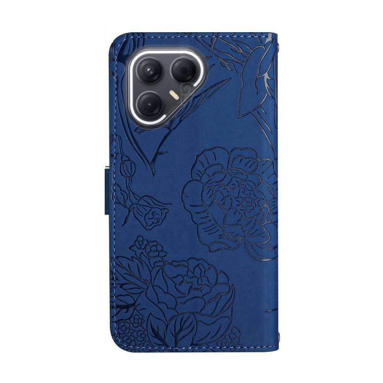 For Tecno Pova 7 Ultra 5G Skin Feel Butterfly Embossed Flip Leather Phone Case