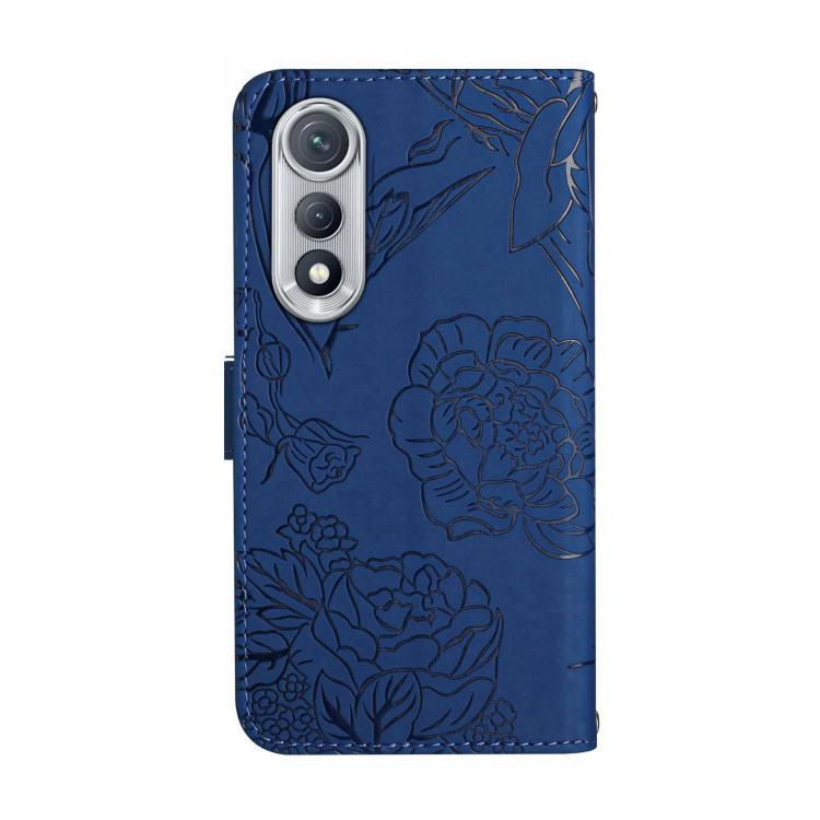 For Tecno Pova Curve 5G Skin Feel Butterfly Embossed Flip Leather Phone Case