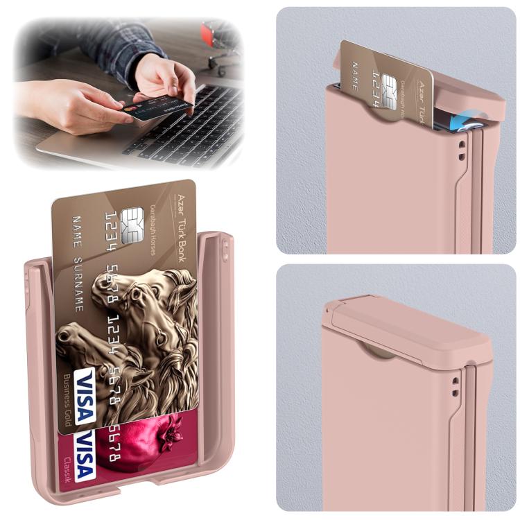 For Samsung Galaxy Z Flip6 5G Spring Rubber Chain Card Slot PC Folding Phone Case with Stand