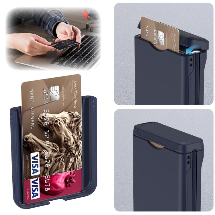 For Samsung Galaxy Z Flip5 5G Spring Rubber Chain Card Slot PC Folding Phone Case with Stand