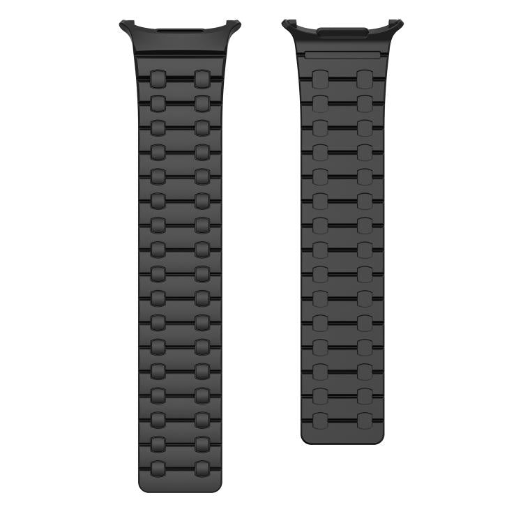 For Samsung Galaxy Watch Ultra 47mm / Ultra 2025 AP Dual Color Magnetic Silicone Watch Band