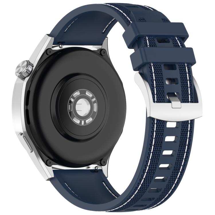 22mm Hybrid Nylon Braid Silicone Watch Band