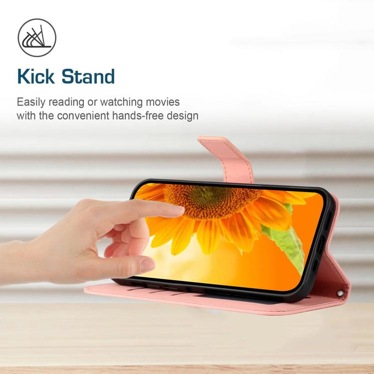 For Tecno Camon 40 Pro 5G Skin Feel Sun Flower Embossed Flip Leather Phone Case with Lanyard