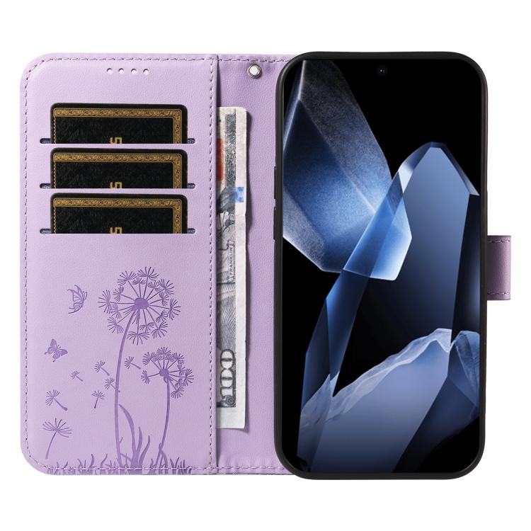 For OnePlus 13 Dandelion Embossed Pattern Flip Leather Phone Case