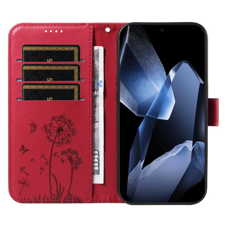 For OnePlus 13 Dandelion Embossed Pattern Flip Leather Phone Case