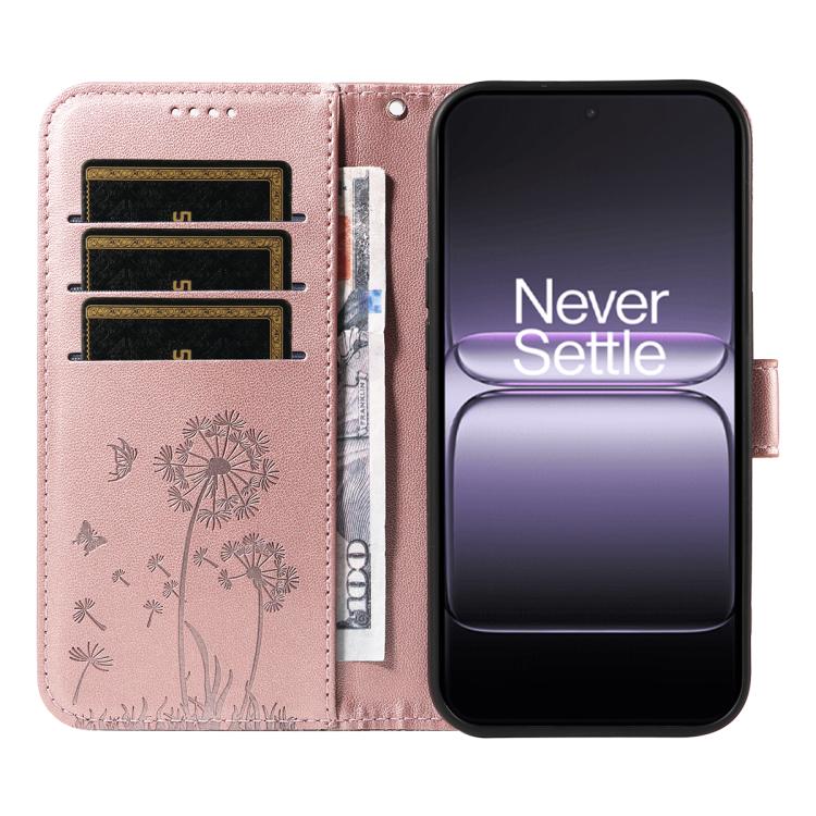 For OnePlus Ace 5 Ultra Dandelion Embossed Pattern Flip Leather Phone Case