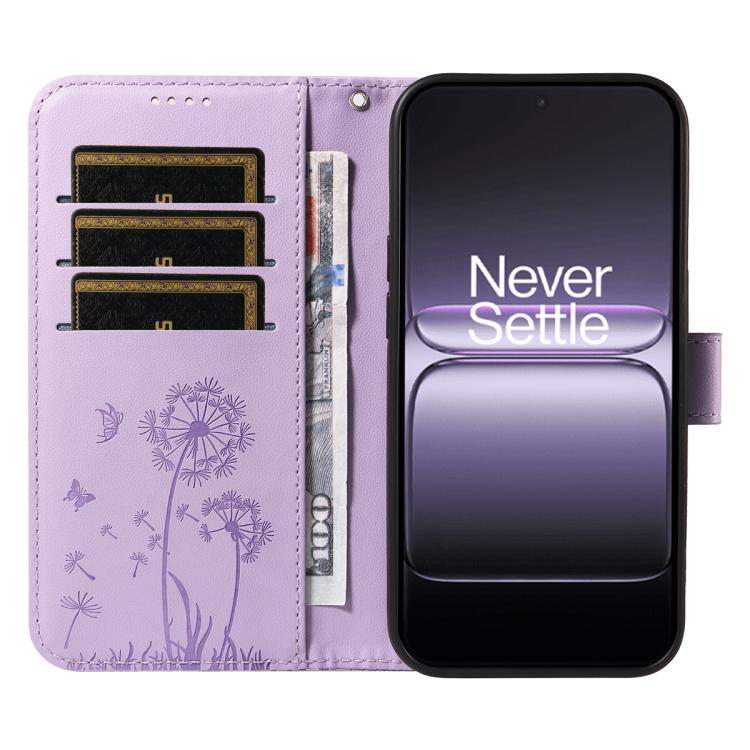 For OnePlus Ace 5 Ultra Dandelion Embossed Pattern Flip Leather Phone Case