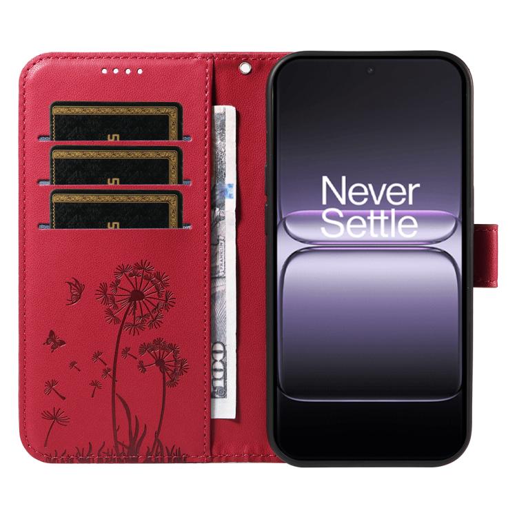 For OnePlus Ace 5 Ultra Dandelion Embossed Pattern Flip Leather Phone Case