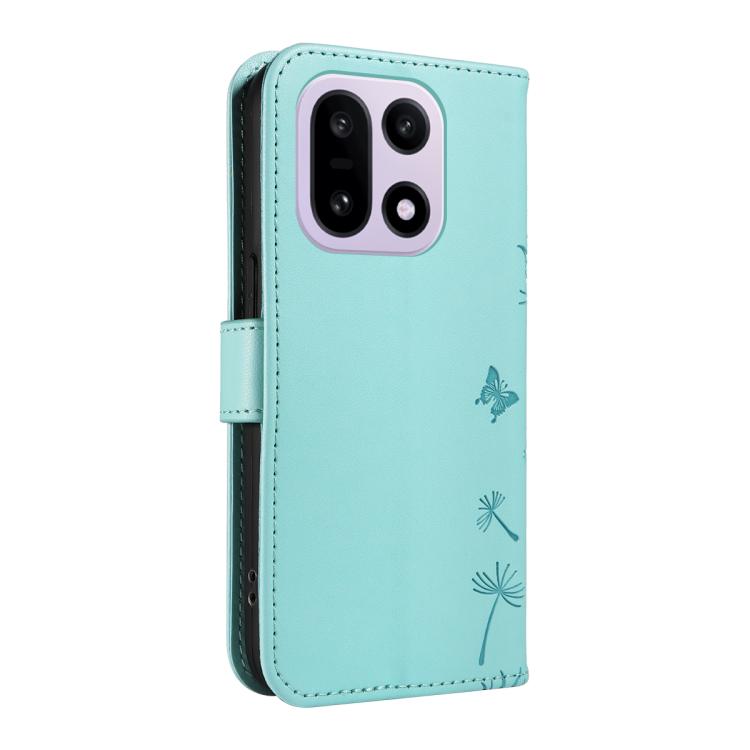 For OnePlus 15 Dandelion Embossed Pattern Flip Leather Phone Case