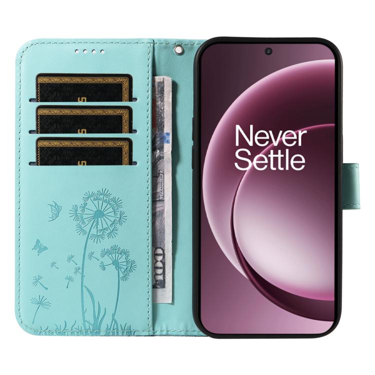For OnePlus 15 Dandelion Embossed Pattern Flip Leather Phone Case