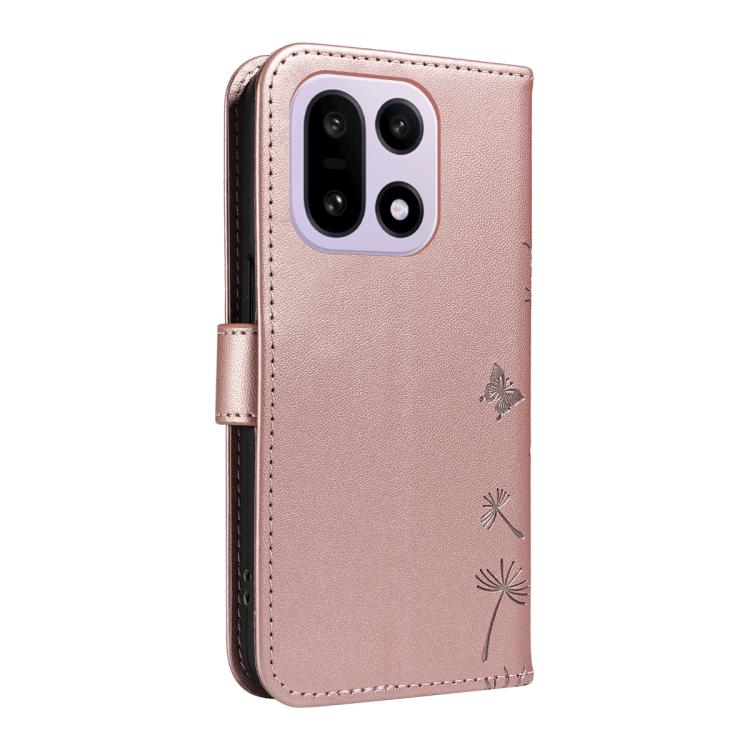 For OnePlus 15 Dandelion Embossed Pattern Flip Leather Phone Case