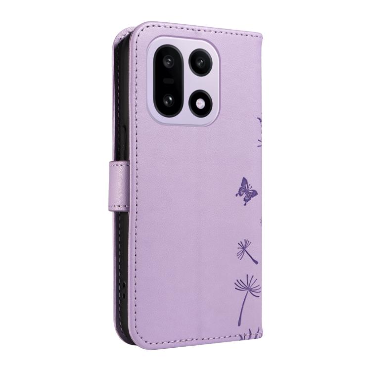 For OnePlus 15 Dandelion Embossed Pattern Flip Leather Phone Case