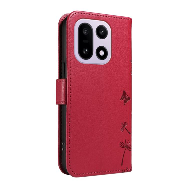 For OnePlus 15 Dandelion Embossed Pattern Flip Leather Phone Case