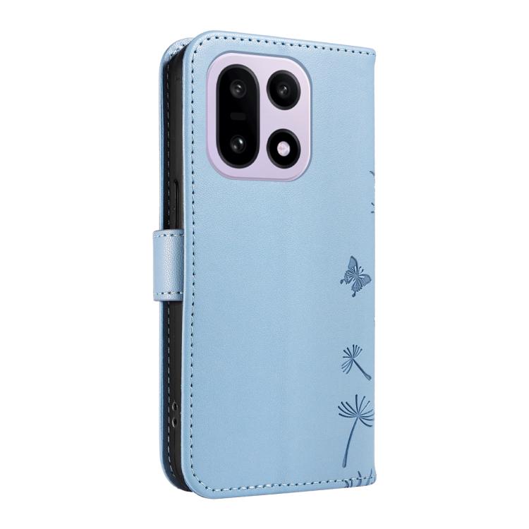 For OnePlus 15 Dandelion Embossed Pattern Flip Leather Phone Case