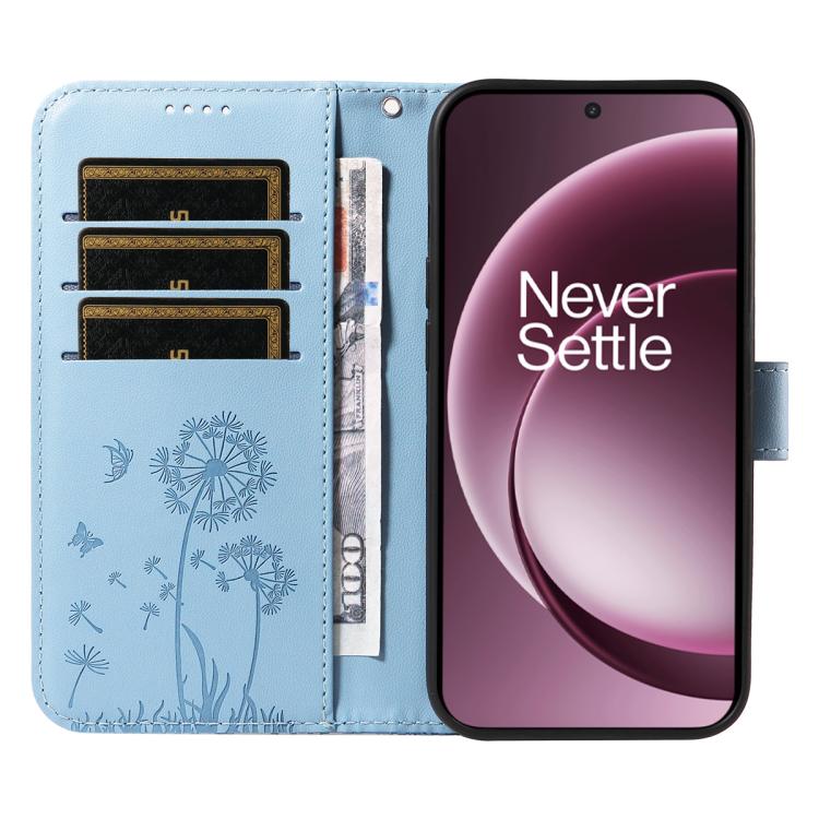 For OnePlus 15 Dandelion Embossed Pattern Flip Leather Phone Case