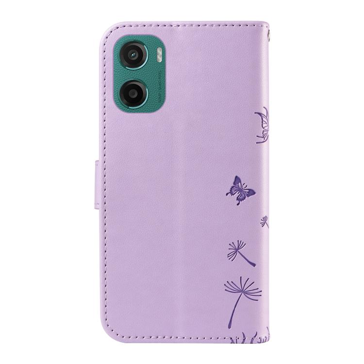 For Motorola Moto G05 Dandelion Embossed Pattern Flip Leather Phone Case