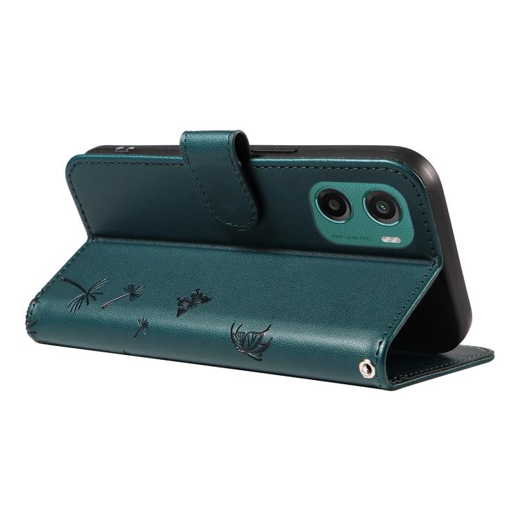 For Motorola Moto G05 Dandelion Embossed Pattern Flip Leather Phone Case