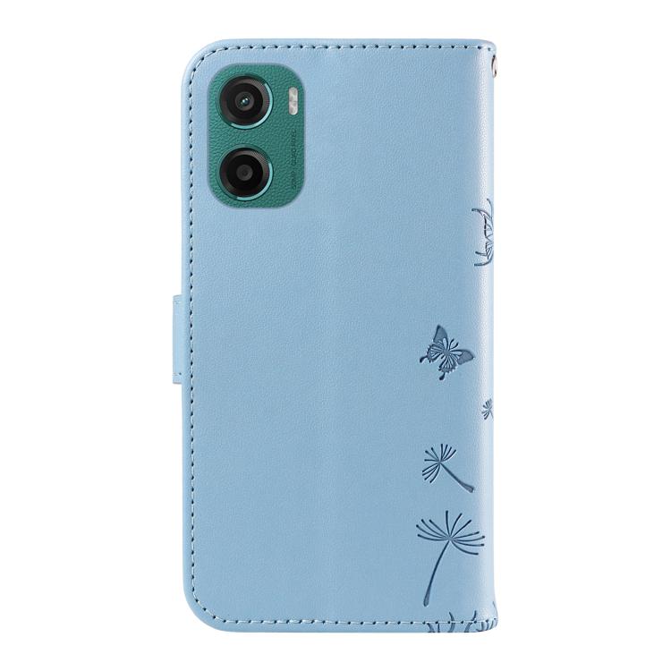For Motorola Moto G05 Dandelion Embossed Pattern Flip Leather Phone Case