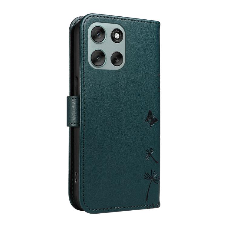 For Motorola Moto G56 5G Dandelion Embossed Pattern Flip Leather Phone Case