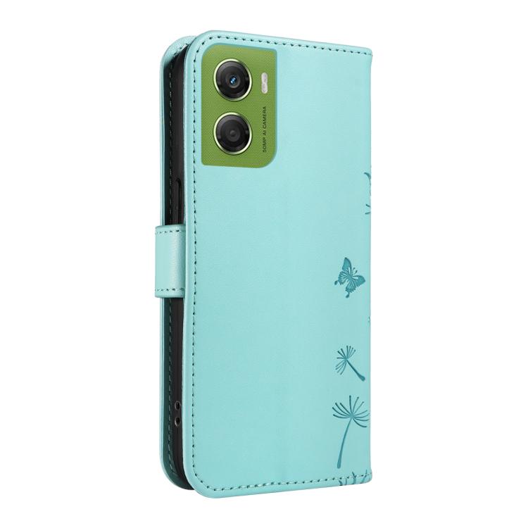 For Motorola Moto G06 4G Dandelion Embossed Pattern Flip Leather Phone Case