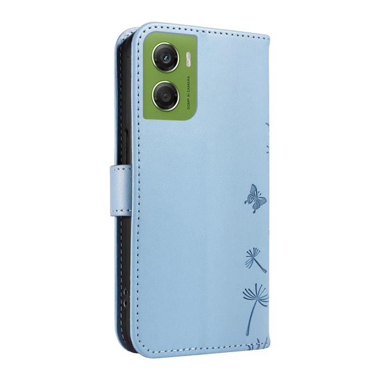 For Motorola Moto G06 4G Dandelion Embossed Pattern Flip Leather Phone Case