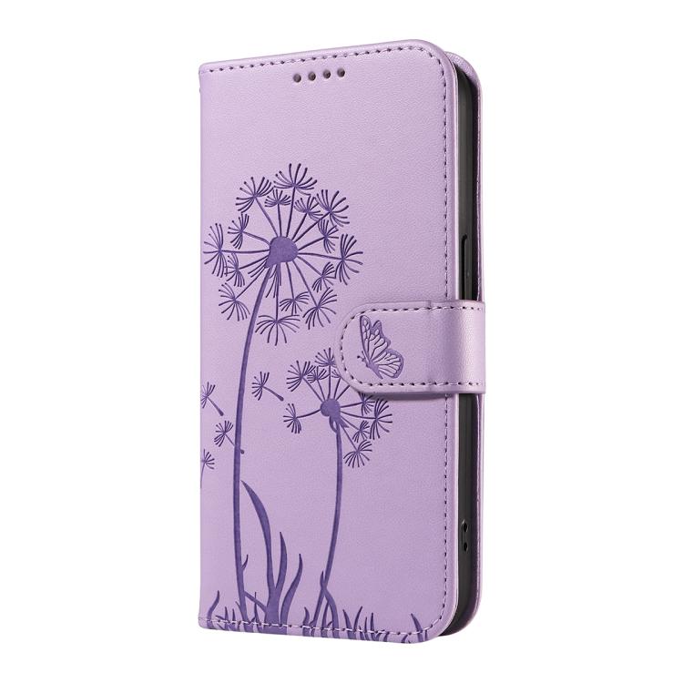 For Motorola Edge 70 5G Dandelion Embossed Pattern Flip Leather Phone Case