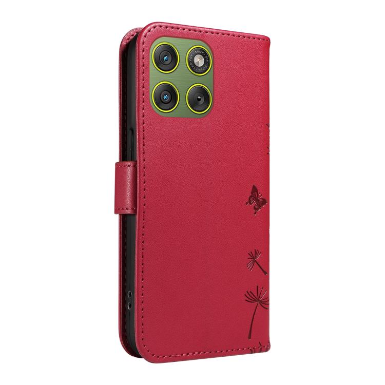 For Motorola Edge 70 5G Dandelion Embossed Pattern Flip Leather Phone Case