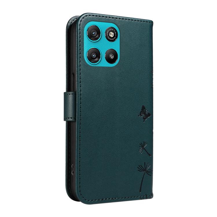 For Motorola Moto G67 Power 5G Dandelion Embossed Pattern Flip Leather Phone Case